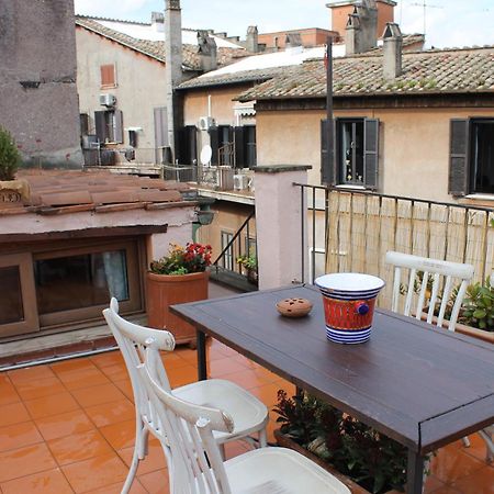 Casa Greco - Attico Con Terrazza, Trastevere Roma Eksteriør bilde